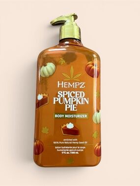 Hempz Spiced Pumpkin Pie Body Moisturizer Brand New Sealed Limited Edition 17 Oz